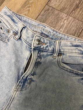 Ladies American Eagle Outfitters Light Blue Wide Leg Jeans